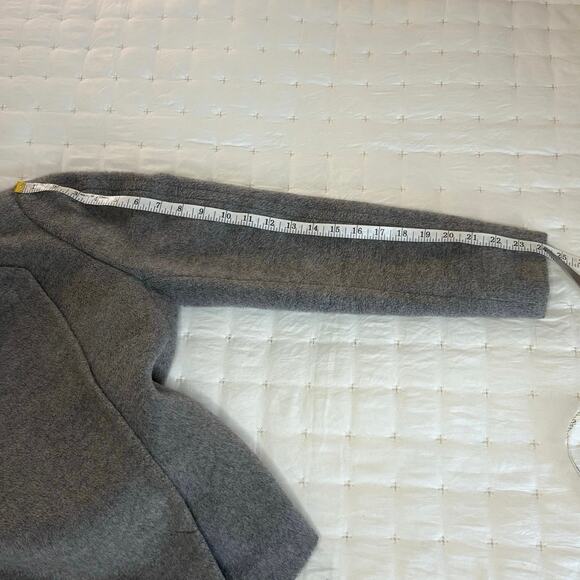 Rebecca Taylor Double Breasted Blazer/Coat Women's S | Gray Wool Blend Felt EUC - Picture 13 of 13